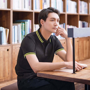 Xiaomi 90 GOFUN Classic Lapel Polo Shirt Navy Blue